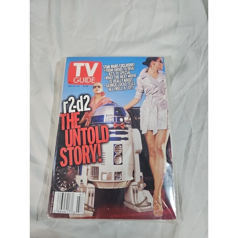 TV Guide Nov 24 2001 - Star Wars' R2D2, The Untold Story‎ - Orlando ed